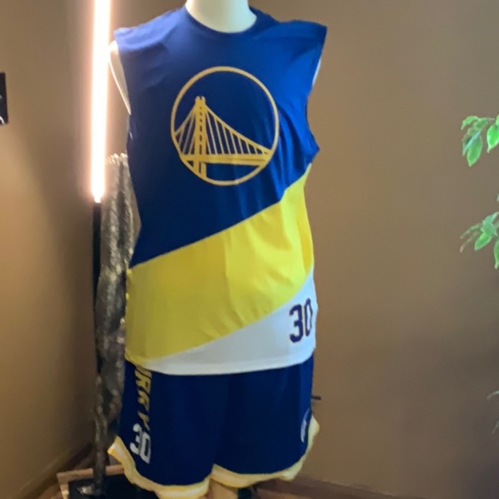 Curry # 30 tank and shorts